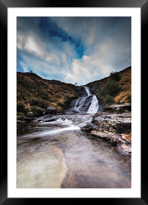 Isle of Skye Waterfall Framed Mounted Print by Keith Thorburn EFIAP/b