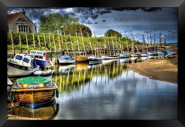 Lined up waiting for action Framed Print by matthew  mallett