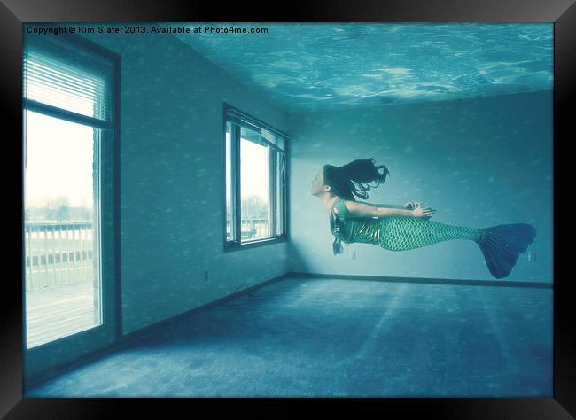 Indoor Pool! Framed Print by Kim Slater