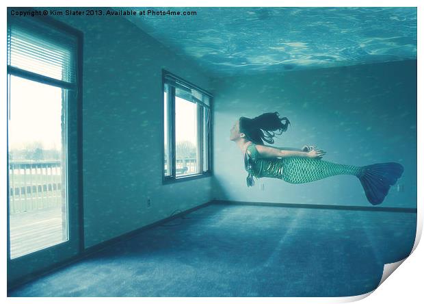 Indoor Pool! Print by Kim Slater