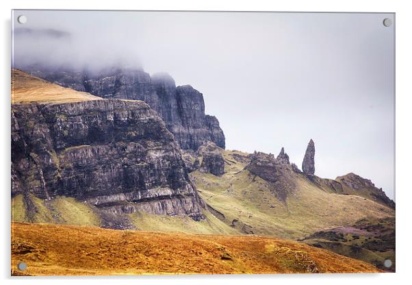 The Old Man of Storr Acrylic by Keith Thorburn EFIAP/b