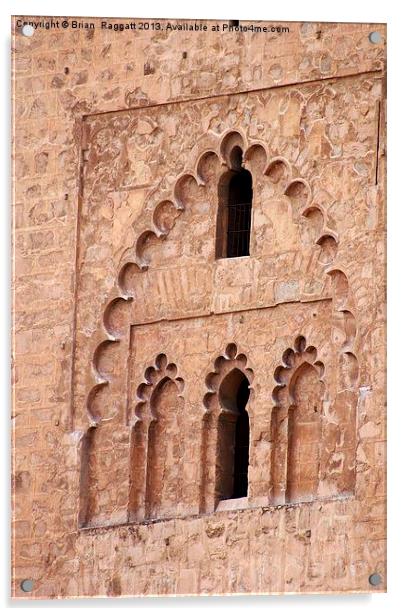 Marrakesh Windows Acrylic by Brian  Raggatt