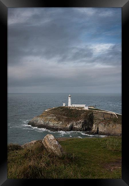 South Stack Framed Print by Sean Wareing