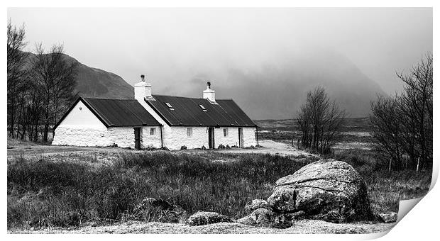 Black Rock Cottage Print by Keith Thorburn EFIAP/b