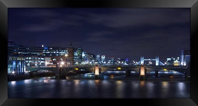 River Thames in London Framed Print by Steve Hughes