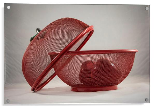 Appleicious Acrylic by Judy Hall-Folde