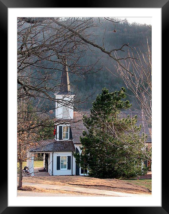 The Church in the Woods Framed Mounted Print by Pics by Jody Adams