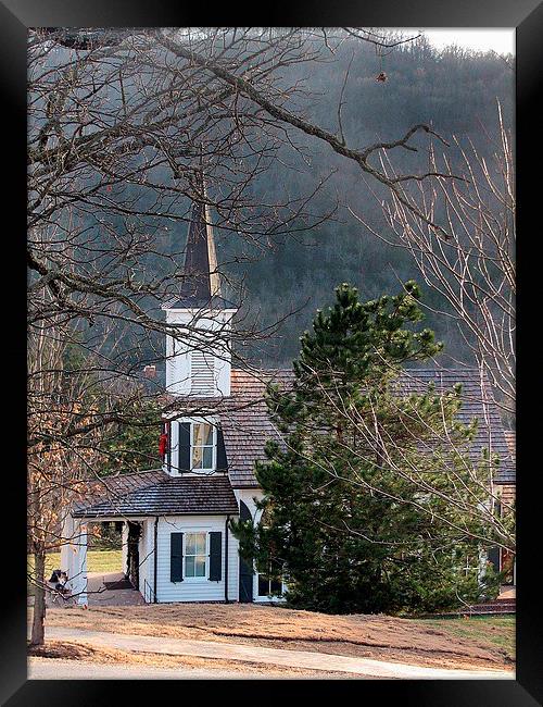 The Church in the Woods Framed Print by Pics by Jody Adams