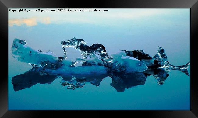 Floating iceberg Framed Print by yvonne & paul carroll