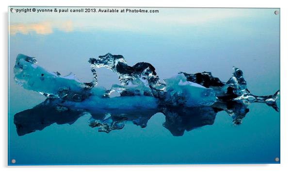Floating iceberg Acrylic by yvonne & paul carroll