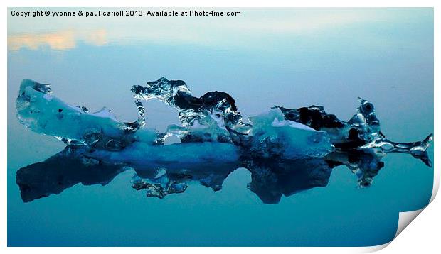 Floating iceberg Print by yvonne & paul carroll