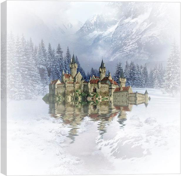 The Snow Palace Canvas Print by Sharon Lisa Clarke