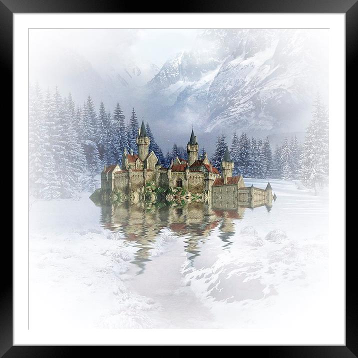 The Snow Palace Framed Mounted Print by Sharon Lisa Clarke