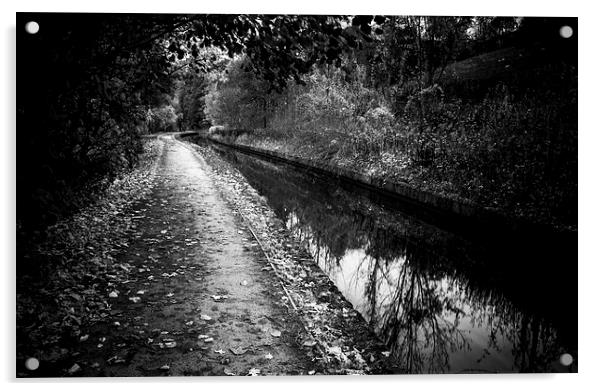 Llangollen Canal Acrylic by Mattias Lundberg