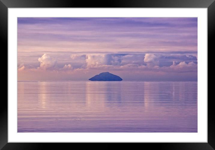Ailsa Craig Framed Mounted Print by jane dickie