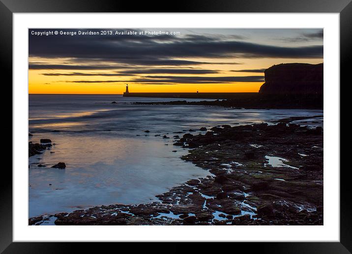 Tynemouth Framed Mounted Print by George Davidson