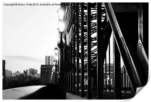 Newcastle Bridge Print by Glenn Potts