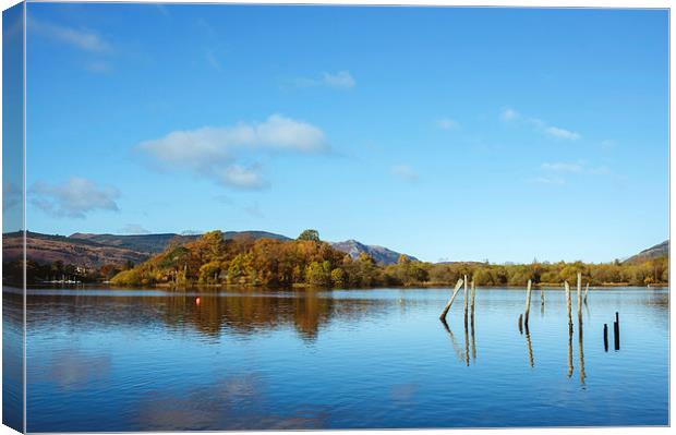 View over Derwent Water from Keswick. Canvas Print by Liam Grant