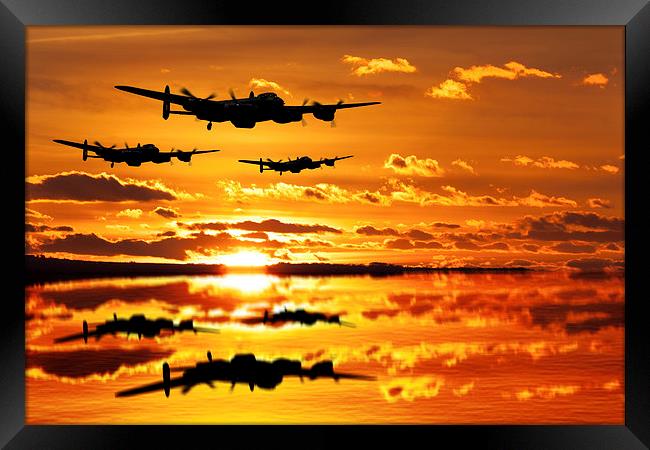 The Training sortie Framed Print by Oxon Images