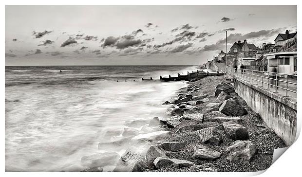 Sheringham sea front Print by Gary Pearson