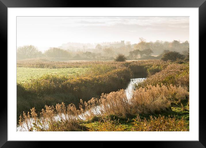 Early morning at Cley Framed Mounted Print by Stephen Mole