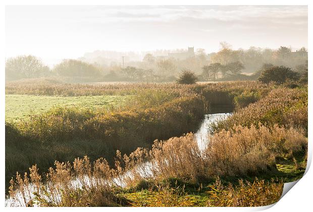 Early morning at Cley Print by Stephen Mole