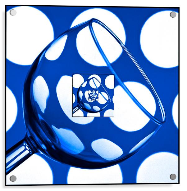 The Eternal Glass Blue Acrylic by Steve Purnell