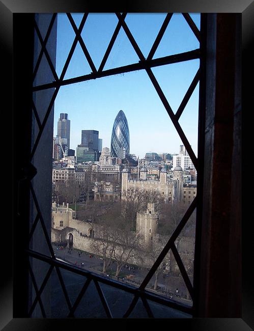 Window over London Framed Print by John Sugg
