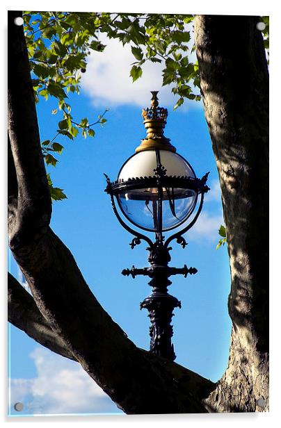 South Bank Lamp Acrylic by Ian Lewis