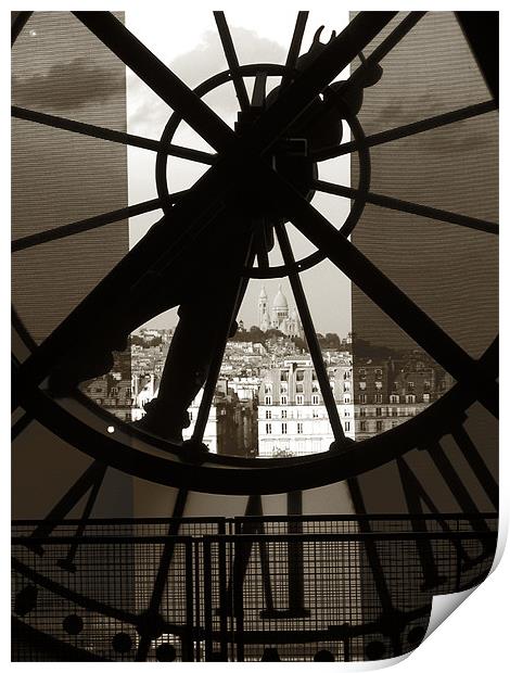 Looking through time Print by Nicholas Averre
