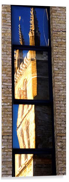Southwark Cathedral Reflected Acrylic by Ian Lewis