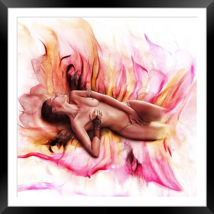 colored passion 04 Framed Mounted Print by Silvio Schoisswohl
