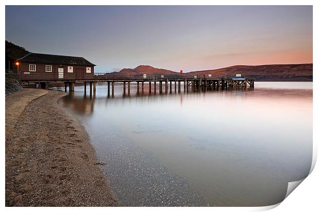 Loch Lomond Pier Print by Grant Glendinning