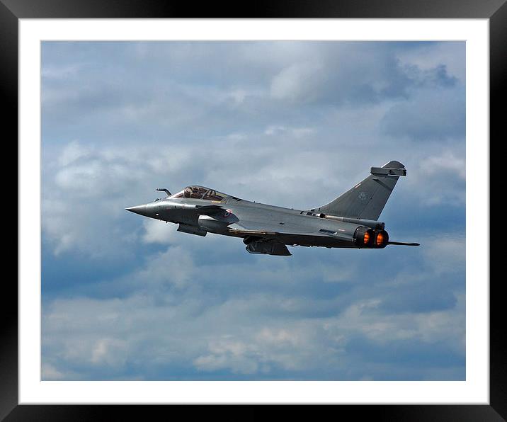 The Dassault Rafale Framed Mounted Print by Paul Scoullar