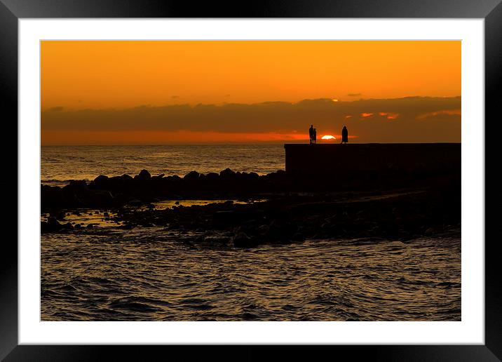 Sunset on Gran Canaria Framed Mounted Print by Andy McGarry