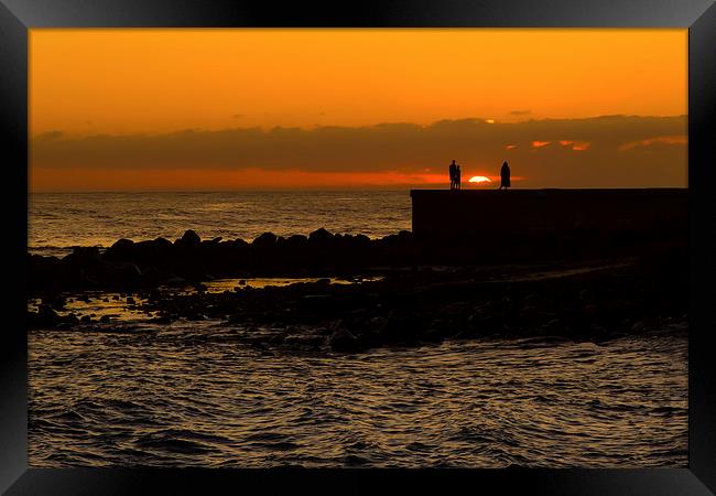 Sunset on Gran Canaria Framed Print by Andy McGarry