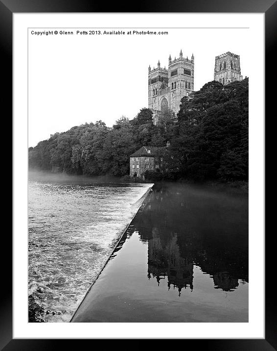 Durham Cathedral Framed Mounted Print by Glenn Potts