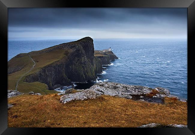 Neist Point Lighthouse Framed Print by Keith Thorburn EFIAP/b