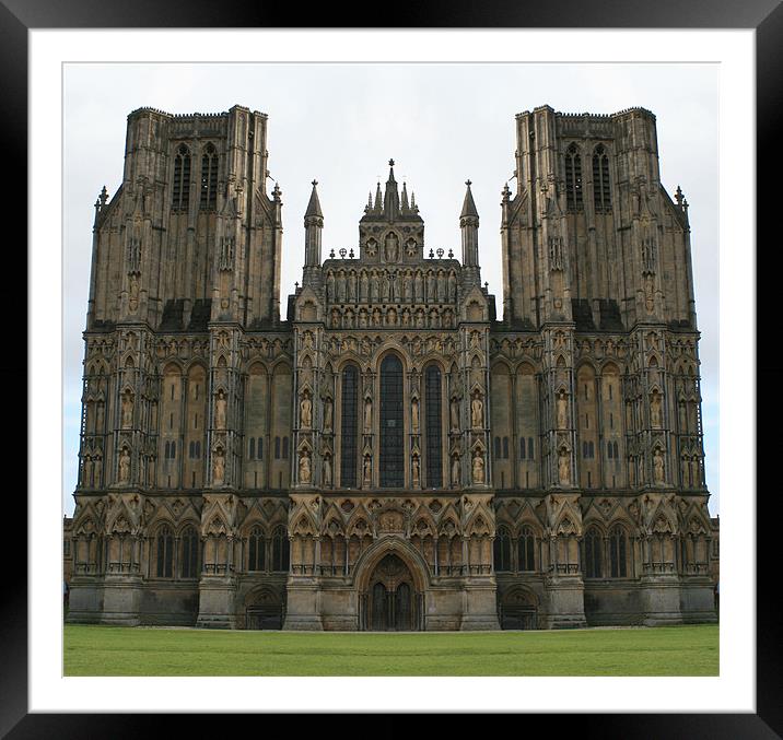 Wells Cathedral Framed Mounted Print by Ruth Hallam