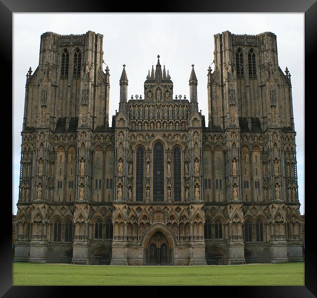 Wells Cathedral Framed Print by Ruth Hallam
