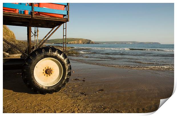 The Sea Tractor Print by Simon Armstrong