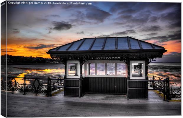 Ryde Pier Canvas Print by Wight Landscapes