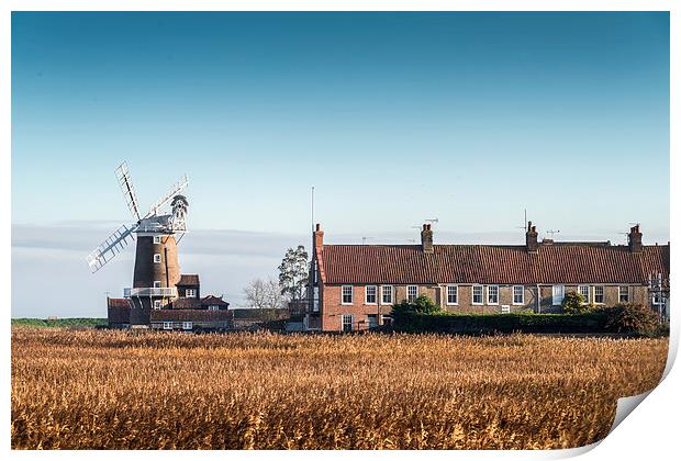 Cley Mill Print by Stephen Mole