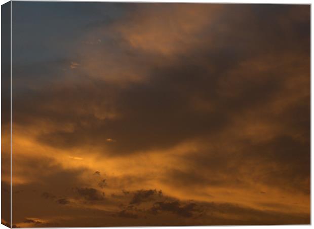 Golden Sky Canvas Print by Luis Lajas