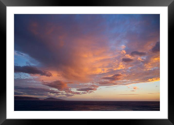 Flaming Cloud 2 Framed Mounted Print by Rod Ohlsson