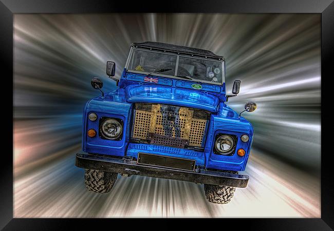 Land Rover Framed Print by Thanet Photos