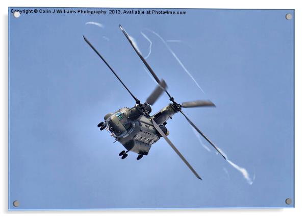Vortex - The Chinook Display Acrylic by Colin Williams Photography