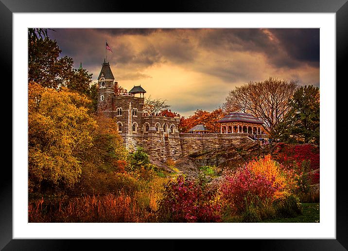 Autumn At Belvedere Castle Framed Mounted Print by Chris Lord