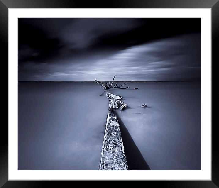 Down The Middle Framed Mounted Print by Steven McCaig
