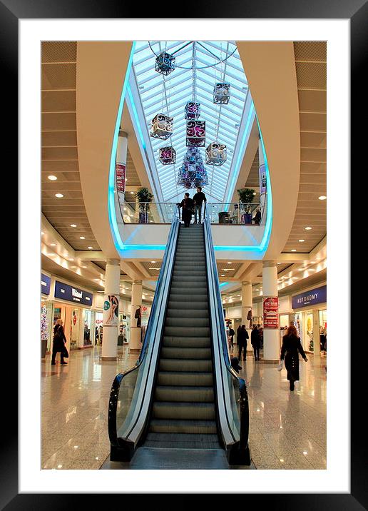Shopping at the Mall Framed Mounted Print by Jacqui Kilcoyne